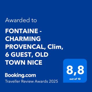 FONTAINE - CHARMING PROVENCAL, Clim, 6 GUEST, OLD TOWN NICE - Nice - 1