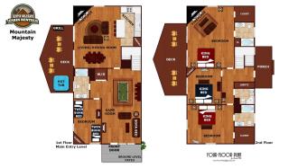 Mountain Majesty is a gorgeous 2800 sq ft 4 bedroom4 bath cabin- sleeps 12 - Sevierville - 3