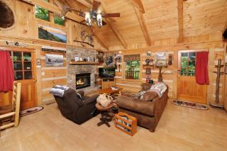 Classic TN log cabin- pet friendly & hot tub! - 2