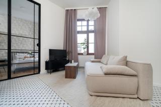 Łódź Downtown Apartment - 42m2, Workspace - by Rentujemy - 8