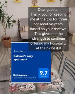 Kalamia's cozy apartment - Pyrgos - 9