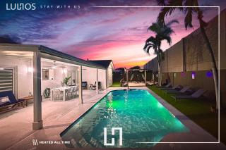 Original art Poolside Fun Miami House MiniGolf L42 - 0