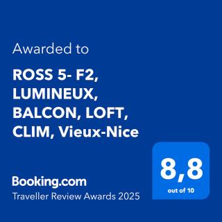 ROSS 5- F2, LUMINEUX, BALCON, LOFT, CLIM, Vieux-Nice - Nice - 2
