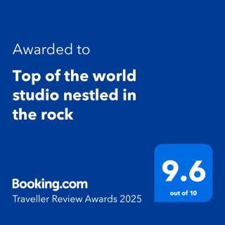 Top of the world studio nestled in the rock - Queensberry - 9
