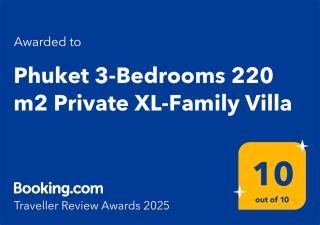 Phuket 3-Bedrooms 220 m2 Private XL-Family Villa - Thalang - 9