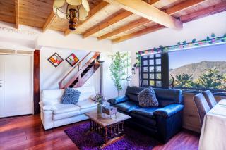 Eco Cabaña de Olga con vistas a la ciudad de Bogota - 0