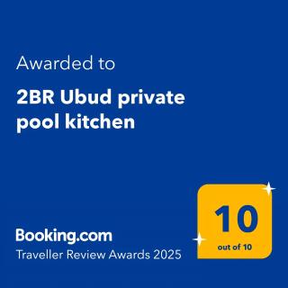 2BR Ubud private pool kitchen - Ubud - 8