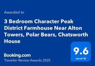 Character 3 Bed Peak District Farmhouse Near Alton Towers, Polar Bears, Chatsworth House - Cheadle - 1