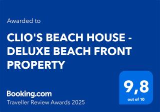 CLIO'S BEACH HOUSE - DELUXE BEACH FRONT PROPERTY - Órmos - 9