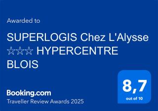 SUPERLOGIS L'Alysse Classé 3étoiles HYPERCENTRE BLOIS - 4