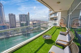 13 - Stylish Palm view Family Apartment in Dorra Bay - Beach Access - 0