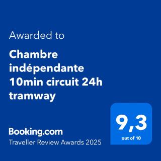 Chambre indépendante 10min circuit 24h tramway - Le Mans - 8