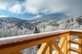 AleBale Przesieka luksusowy dom z bali z widokiem na Karkonosze - 7