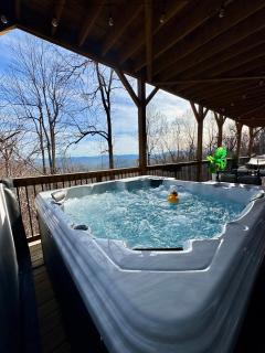 New, Luxury, Breathtaking Mountain Views, Hot Tub, Fire Pit, Pool Table - Hendersonville - 8