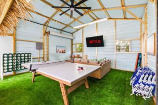 4 Br Oasis Pool Tiki Hut Hot Tub Ping Pong Arcade - 4