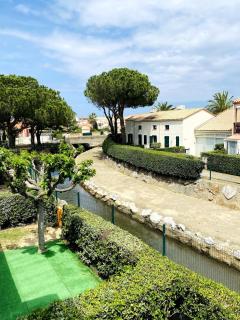 Appartement mezzanine sur la lagune avec piscine - 7