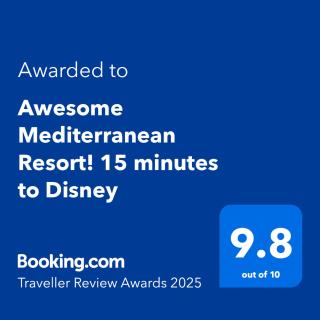 Awesome Mediterranean Resort! 15 minutes to Disney - Kissimmee - 9