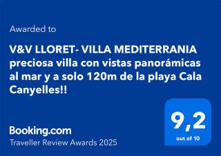 V&V LLORET- VILLA MEDITERRANIA, vistas panorámicas al mar - Lloret de Mar - 5