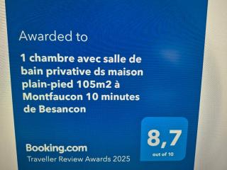 1 chambre avec salle de bain privative ds maison plain-pied 105m2 à Montfaucon 10 minutes de Besancon - Montfaucon - 8