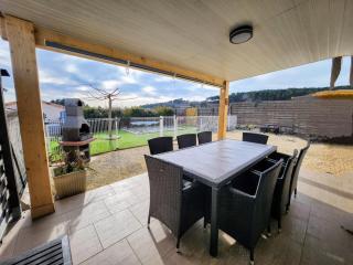 En Ardèche, gîte L'Odyssée climatisé avec sa piscine privée et chauffée - Joyeuse - 9