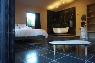 Chambre privée avec baignoire double - 4