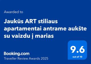 Jaukūs ART stiliaus apartamentai antrame aukšte su vaizdu į marias - Svencelė - 8