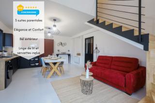 Mi Amore- Gîte 3 suites près de Lyon, parking free - - 0