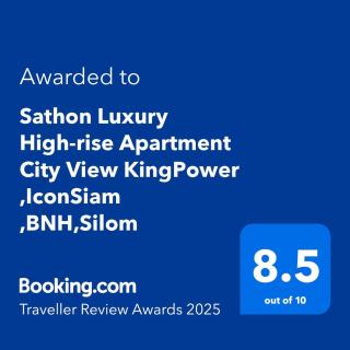 Sathon Luxury High-rise Apartment City View KingPower ,IconSiam ,BNH,Silom - Bangkok - 9