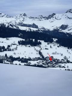 Chalet à Megève-Vauvray - Grands Appartements , vue Mont Blanc - Demi-Quartier - 6