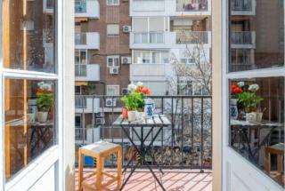 Terrazas céntricas hacia Madrid ciudad, Acacias - Pasillo Verde Arganzuela baño compartido - Madrid - 7