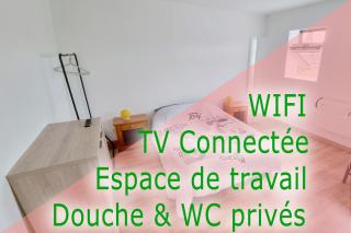 Studio - Le petit Château Avesnois - TV - WIFI - Sdb Privée - Cuisine Partagée - Avesnes-sur-Helpe - 0