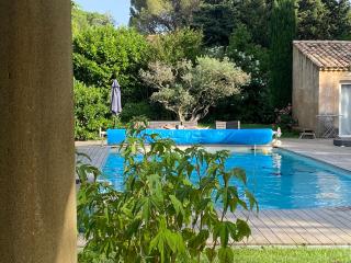 Le p’tit bonheur-Piscine chauffée-clim-Park - Carpentras - 5