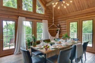 Log cabin with HOT TUB and view - 5