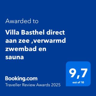 Villa Basthel direct aan zee ,verwarmd zwembad,sauna en garage - 8