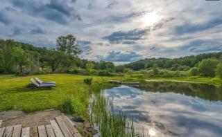 Chic Renovated Chalet with Private Pond - Roscoe - 0