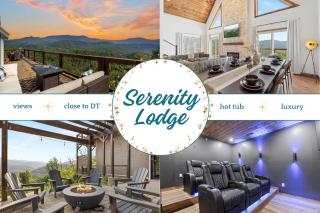 Serenity Lodge BEST Views Hot Tub, Sauna, Fire Pit, Game Room - Gatlinburg - 0