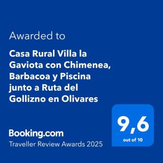 Casa Rural Villa la Gaviota con Chimenea, Barbacoa y Piscina junto a Ruta del Gollizno en Olivares - Olivares - 8