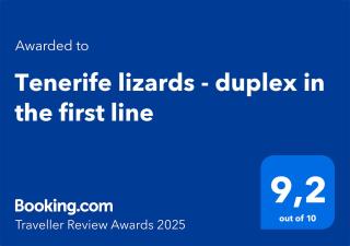 Tenerife lizards - duplex in the first line - Callao Salvaje - 7