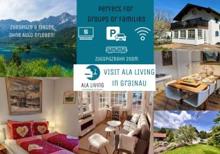 ALA Living Edelweiß Apartment stilvoll Urlauben! Traumhafter Ausblick, Sonnenterrasse, 200m zur Zugspitzbahn! - Grainau - 0