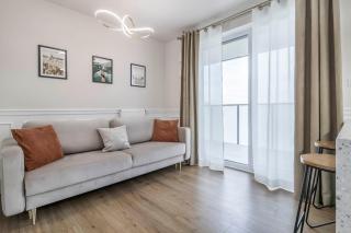 Nowoczesny apartament z balkonem i widokiem na miasto - Siedlce - 1