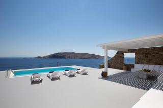 CasaDei Pool 4-BDR Sea View Villas 'Anemos' & 'Petra' with Nighttime Security Guard - Panormos Mykonos - 1