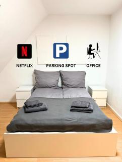 Moderne Wohnung mit Arbeitsplatz, Netflix, Nespresso & privatem Stellplatz - Duisburgo - 0