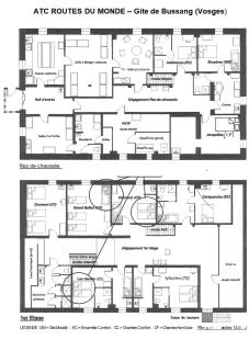 CHALET, GITE DE GROUPE - ATC ROUTES DU MONDE à BUSSANG - 32 couchages - 1