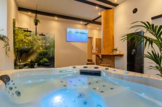 Panoramic Chalet Hot Tub, BBQ, view, terrace - Gönnersdorf - 8