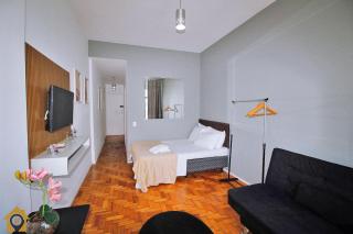 Studio simples com vista mar p/ 4 pessoas ao lado da praia com comércios ao redor - Rio de Janeiro - 3