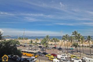 Apartamento com vista espetacular p/ 9 pessoas, frente mar, próximo ao metrô. - Rio de Janeiro - 9