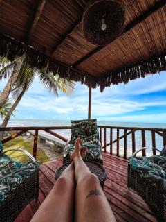 Paraíso de Tabuba - casa de aluguel por temporada - 32km de Maceió-AL - Pé na areia - 24h de Frente para o mar - Barra de Santo Antônio - 0