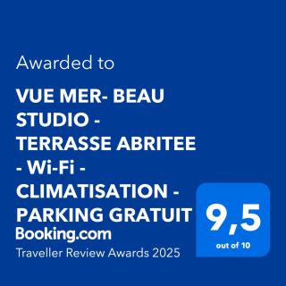 VUE MER- BEAU STUDIO - TERRASSE ABRITEE - Wi-Fi - CLIMATISATION - PARKING GRATUIT - Le Lavandou - 9