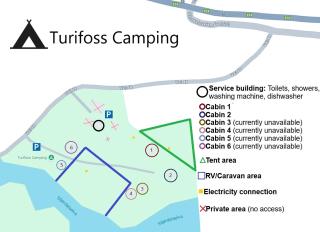 Turifoss Camping Tent pitch - 9