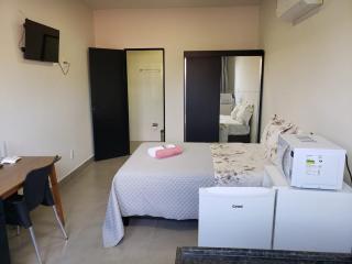 kitnet flat apartment mobiliado agrishow ar 10 - Ribeirão Preto - 7